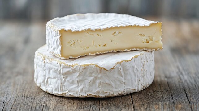 Chease on a wooden board