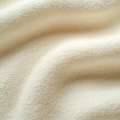 Soft White Cotton Fabric for Towel Use