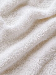 Soft and Fluffy White Textile Close-up