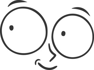 Creative design of cartoon eyes