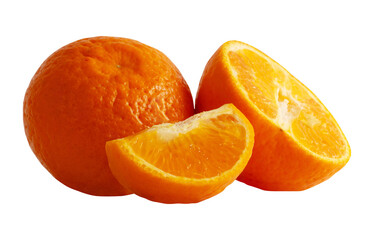 bunch of orange isolated