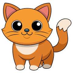 cat silhouette vector image