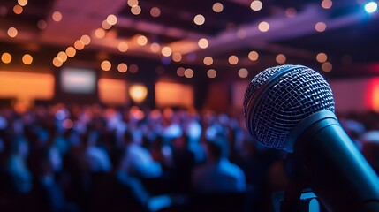 53. A digital marketing conference with inspiring speakers on stage