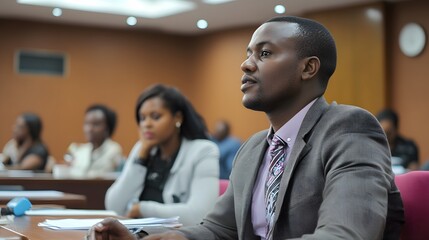 105. A professional attending a marketing seminar for skill enhancement