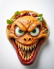 Naklejka premium gross Taco monster