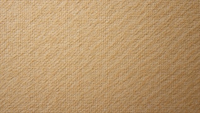 Rustic tan raffia fabric with fibrous texture for decor