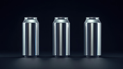 Can of Soda Mockup, high-end and customizable with realistic high-resolution rendering, ideal for branding, packaging design, and beverage presentations, AI Generative