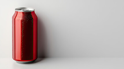 Can of Soda Mockup, high-end and customizable with realistic high-resolution rendering, ideal for branding, packaging design, and beverage presentations, AI Generative