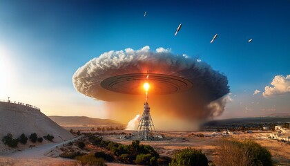 아이언돔에서 발사되는 미사일