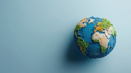 Global Business Concept in Modern Remote Work Environment