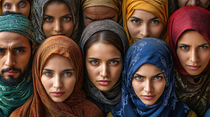 A captivating image representing the diversity within migrant communities.