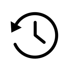 history icon with simple design