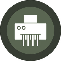 Paper Shredder Icon Design