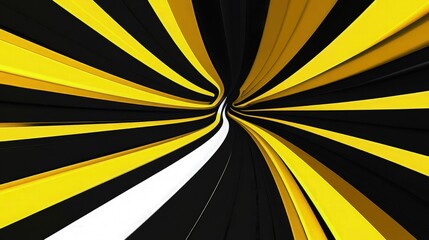 Cartoon speedline black and yellow background, speedline portal, alpha channel.