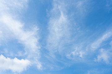 Serenity captured Clouds dance across a vast blue canvas, painting a masterpiece of tranquility
