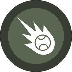 Obraz premium Meteor Icon Design