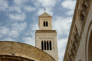 Obraz premium Part of Cathedral of Bari in region of Apulia