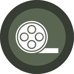 Film Reel Icon Design