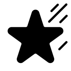 star icon solid style