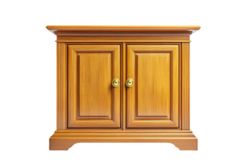 Stylish Modern Cabinet Isolated on a transparent Background, Perfect for Furniture Catalogs and Interior Design Projects