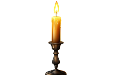 Isolated Candlestick Chart Image for Financial Analysis and Market Trend Insights on a Transparent Background