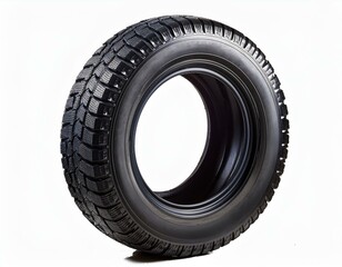 Close up of a winter tire