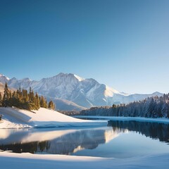 lake, mountain, water, landscape, sky, mountains, nature, reflection, snow, clouds, alaska, winter, alps, sunrise, forest, sunset, blue, glacier, sea, park, cloud, morning, travel, fog, scenic
