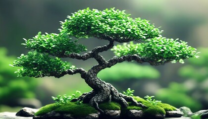 Image of a bongsai tree, an ornamental plant that is sought after by many bongsai plant collectors