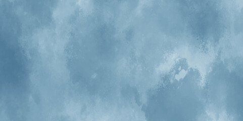 Abstract blue sky with clouds. Light sky-blue shades watercolor background Sky clouds with brush painted blue watercolor texture, Classic hand painted Blue watercolor background for design.	
