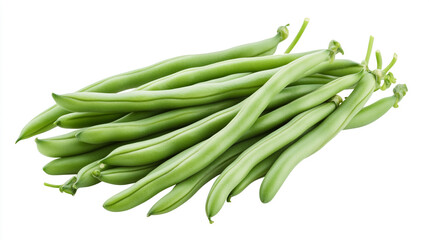 Fototapeta premium Fresh Green Beans Bundle Organic Vegetable Harvest Healthy Eating Food Photography