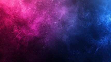 Obraz premium Abstract vibrant pink and purple colors with dark blue textured wall background. Modern artistic design with soft pastel hues, creating a harmonious blend of abstract shapes and textures, ideal for di