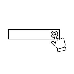 icon hand set. hand cursor. click vector icon. hand click. pointer. outline design style. indicating signs and symbols. vector template design