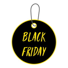 Poster for the Black Friday sale. Advertising your store's discounts.