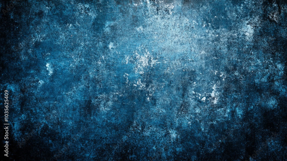 Aufkleber a textured blue abstract background with varying shades and patterns.
