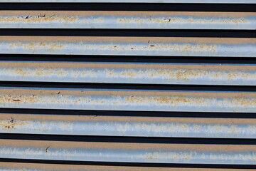 texture of weathered roller shutter