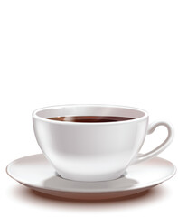 coffee cup isolated on white background