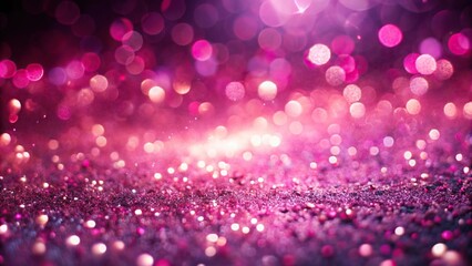 Abstract pink sparkle with fluid light and bokeh background