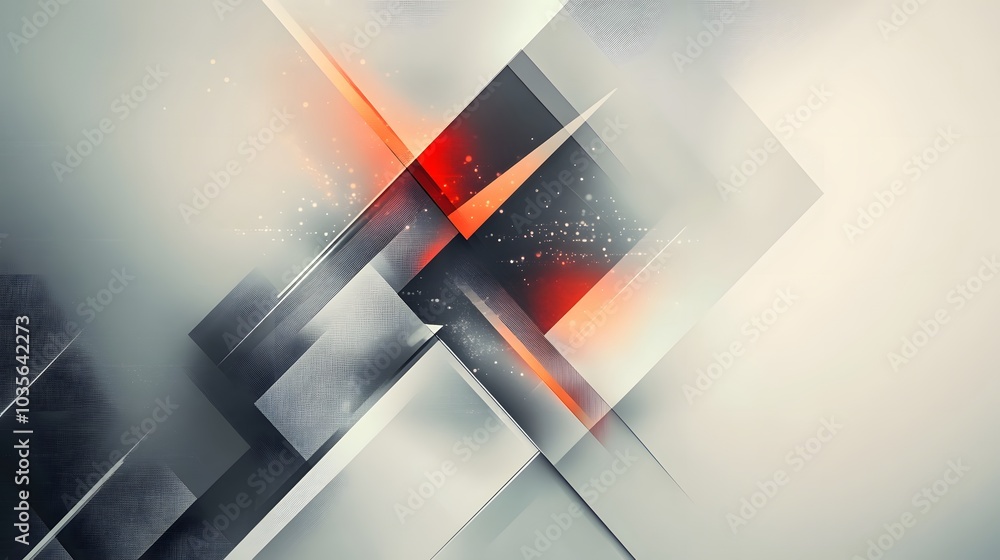 Aufkleber abstract geometric shape technology digital hi tech concept background. space for your text.