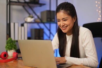 Asian businesswoman working in the office