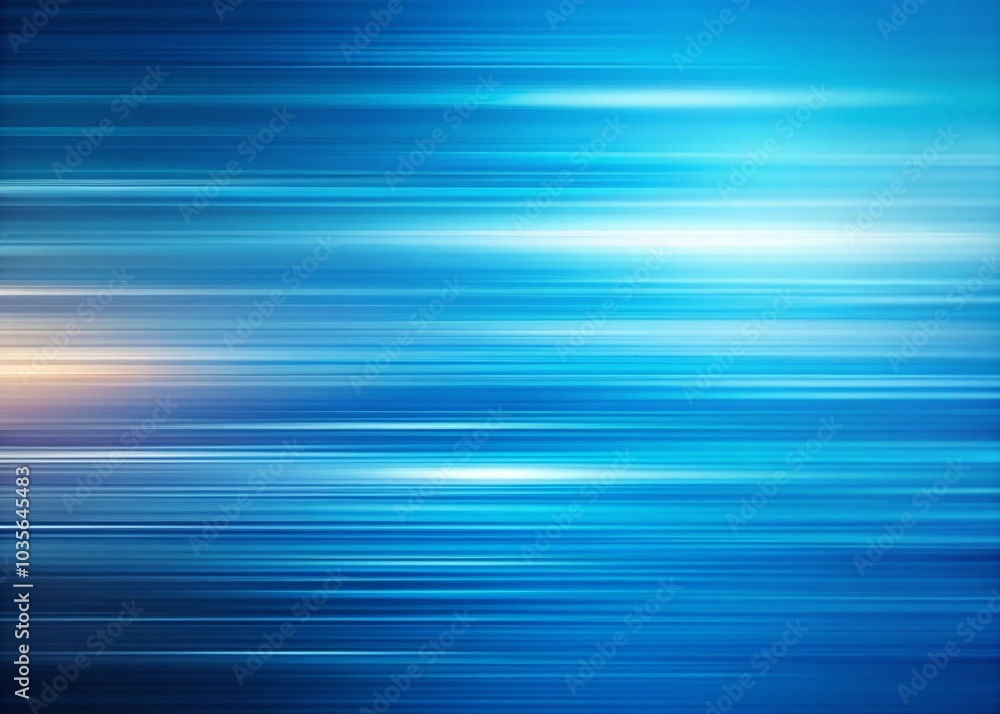 Poster Blurred Dynamic Background with Dashes on Blue Gradient for Creative Projects