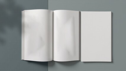 Layout of a strict portfolio design with an emphasis on business style and high quality