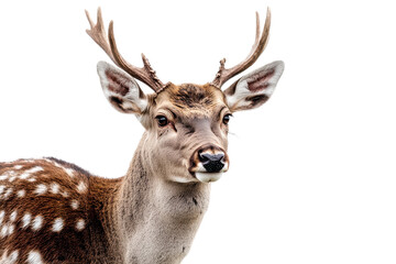 Isolated Deer on a transparent Background for Use in Nature-Related Projects, Illustrations, and Educational Materials