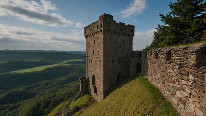 A whimsical archer tower in a fairytale setting enchants all who visit