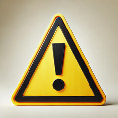 Caution Exclamation Mark Warning Sign