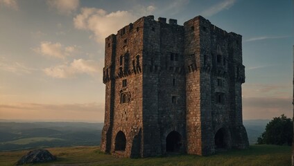 An ancient archer tower overlooking the battlefield tells stories of valor and courage