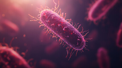 Microscopic View of Bacteria for Scientific Research