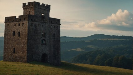 An ancient archer tower surrounded by nature's beauty creates an idyllic retreat for all