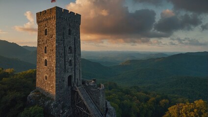 An ancient archer tower with captivating designs awaits curious explorers eager to learn