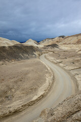 Drive Twenty Mule Team Canyon, Death Valley National Park. Scenes from Star Wars Episode VI: Return of the Jedi, were filmed here.