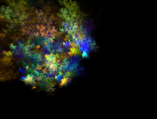 Imaginatory fractal abstract background Image